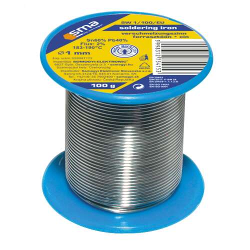 SMA SW 1/100 EU sârmă de lipit, 1mm, 100g
