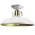 White ceiling light with gold accents, Felix