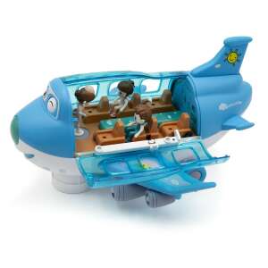 Kinyitható játék repülő, kivehető utasokkal, kék 71505550 Helikopter, repülő
