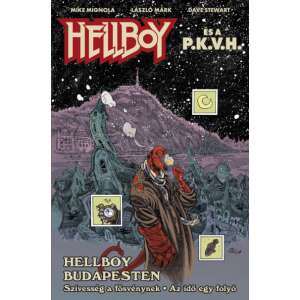 Hellboy és a P.K.V.H. - Hellboy Budapesten képregény borító - Gyermek & Ifjúsági könyv