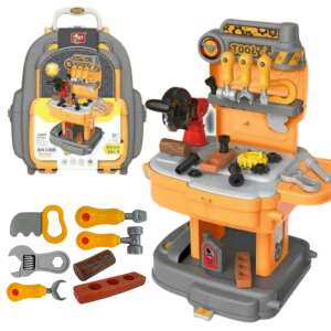 Pepita Set de scule pentru atelier în cutie din plastic cu accesorii