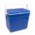 Blue 40L cooler bag with white handle