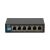 EXTRALINK Euros v2 6 portowy PoE switch 4X 10-100Mbps PoE portowy + 2X uplink portowys 802.3af 60W 58661238