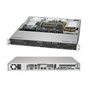 Supermicro 1U 4x3.5" hot-swap SAS/SATA 350W Platinum level 58109690 - Computergehäuse