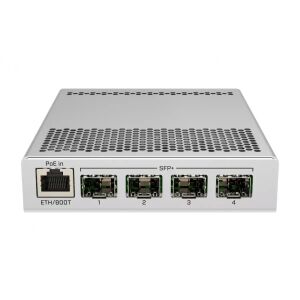 Mikrotik CRS305-1G-4S+IN Gigabit Ethernet Switch с 4 SFP+ порта и PoE-in - MikroTik Превключвател