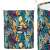 Textile laundry basket, colourful, leaf pattern, 80L toy bin 119994136