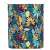 Textile laundry basket, colourful, leaf pattern, 80L toy bin 119994136