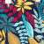 Textile laundry basket, colourful, leaf pattern, 80L toy bin 119994136