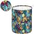 Textile laundry basket, colourful, leaf pattern, 80L toy bin 119994136