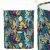 Textile laundry basket, colourful, leaf pattern, 80L toy bin 119994136