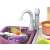 Bucătărie mare de joacă LittleONE by Pepita cu blat și accesorii #purple 47202667}