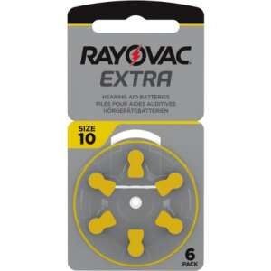 Rayovac Extra 10 hallókészülék elem 6db 46647517 