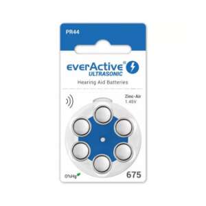 EverActive Hörgerätebatterie PR44 6 Stück