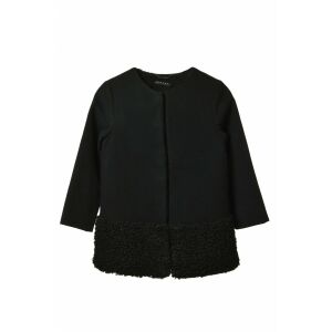 Sisley Black Elegant Girl Coat – 130 cm 130489343 - Kids' Jacket