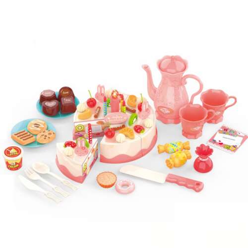 LittleONE by Pepita Süteményes teázós játék Étkészlet hanggal 61db