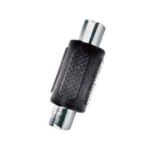 RCA-RCA adapter, fekete, 1 db - RCA kábel