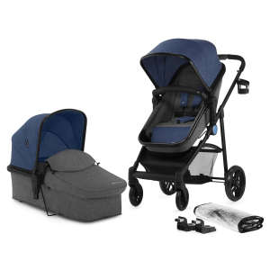 Kinderkraft Juli 2in1 Babakocsi #kék-szürke