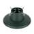 Green plastic Christmas tree stand for up to 2.1m tall trees