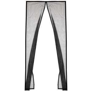 Home ISM 90210 Magnetisches Moskitonetz, 90 x 210 cm für Tür, Klettbefestigung, Magnetverschluss