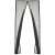 Magnetic door screen, black, 90 x 210 cm