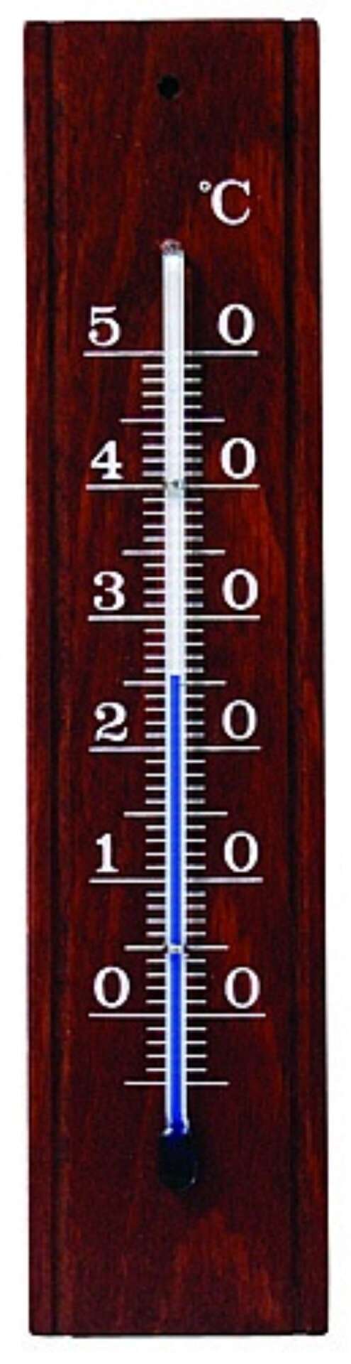 Szoba hőmérő 2043 típus, mahagóni