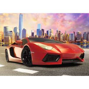 Trefl 1000 Teile Puzzle, Sonnenuntergangsfahrt, Lamborghini in der Stadt - Puzzle & Rätsel