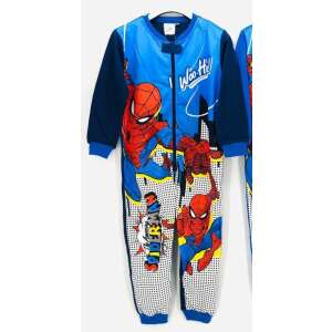 Spiderman Pyjama für Jungen, blauer und roter Spiderman-Druck, Langarm, Reißverschluss, bequeme Passform - Babys & Toddler