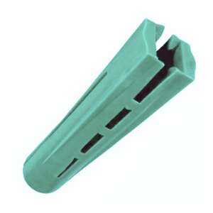 Zöld műanyag tipli, 10x47mm, csavarokhoz - JKH