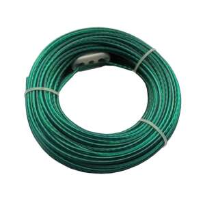 Erős Műanyag Bevonatú Ruhaszárító Drótkötél - 3 mm x 30 m