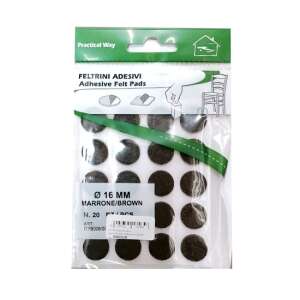Filc Csúszásgátló Talpbetét - Barna - 16 mm - 20 db