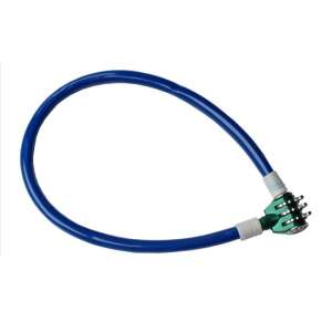 Kék kombinációs kerékpár lakat, 55cm, acél, biztosítsd a biciklid - Kerékpár zár