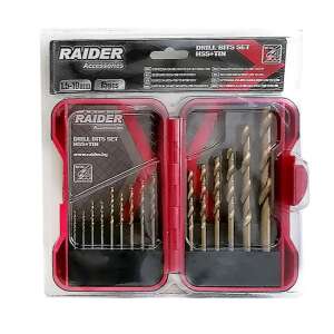 Raider 157789 HSS+TIN Metal Drill Bit Set (15 pcs) 1.5-10 mm 49127260 - Tool
