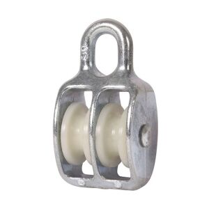 Dupla Kötélcsiga - Műanyag - 30mm/8mm - 250kg 131712475 - Kötélcsiga