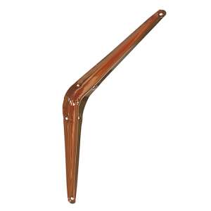 Barna fém polctartó konzol, 350x400mm - JKH