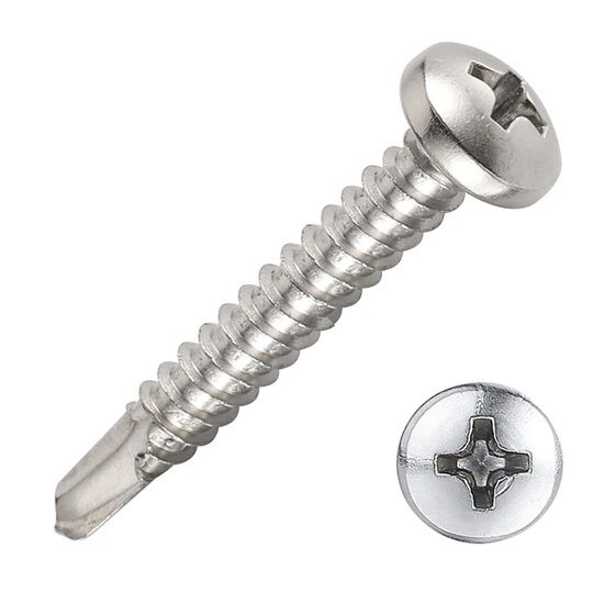 Önfuró Lemezcsavar D-fejű - 4.8x38 mm - 20 db