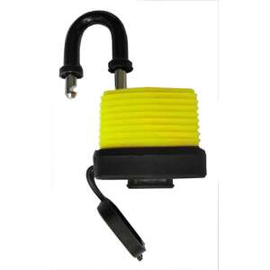 Vízálló Lakat - Sárga - 40 mm - 2 Kulcs