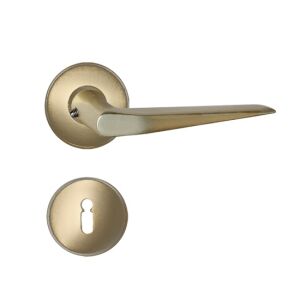 Ajtókilincs 410 + rozetta (kulcslyukas, cilinderlyukas) F2 eloxált 3675291 131712081 - JKH