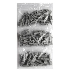 Műanyag Tipli Szett - 155 db (6/8/10 mm) 131712225 - JKH