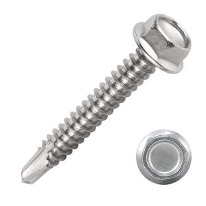 Önfuró Lemezcsavar - Hatlapfej - 5.5x25 mm - 10 db