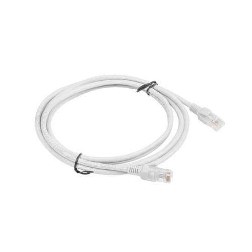 Cablu de rețea Lanberg PCU6-10CC-0200-S 2m Cat6 UTP, alb