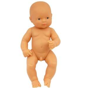 Miniland European Baby Boy Doll, 32 cm, hairless, waterproof, ML31031 - Miniland