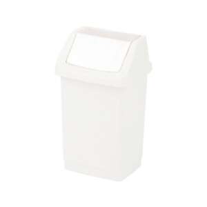 Curver Click-it 9L weißer Kippdeckel-Mülleimer - Innenarchitektur