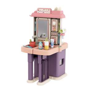 Timeless Tools 2 in 1 play kitchen and bathroom set, purple, side view - Play Kitchen & Toy Kitchen