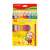 Keyroad 36 Colour Pencils Triangular, set of 36 triangular colored pencils in a box