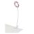 Pink 24 LED Clip-on Desk Lamp, adjustable gooseneck