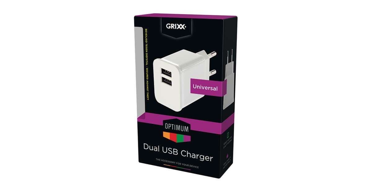 Grixx Optimum Desktop Charger V Os H L Zati T Lt Usb Aljzattal Pepita Hu