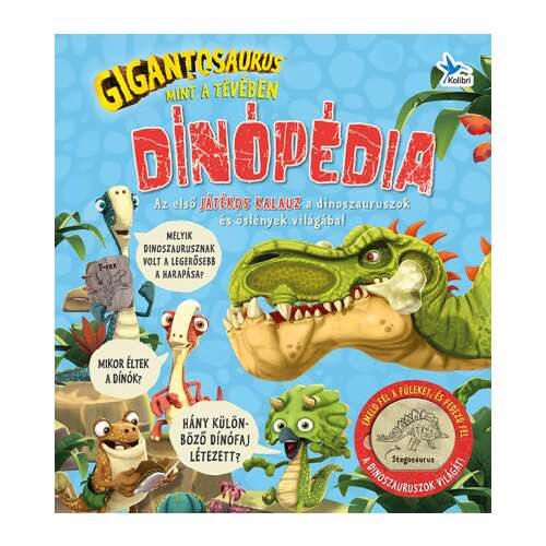 Gigantosaurus: Dinopedia, egy szórakoztató és interaktív könyv gyerekeknek a dinoszauruszokról - Ifjúsági könyv