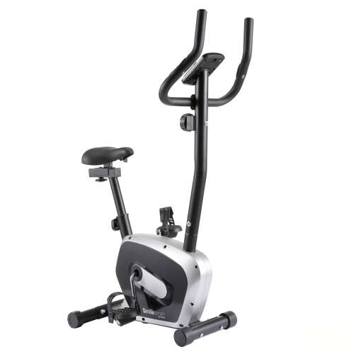 SmileSPORT by Pepita Pro Magnetic Chair Bicicleta cu scaun magnetic cu monitor de ritm cardiac și contor de calorii #grey-black 46689691