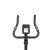 SmileSPORT by Pepita Pro Magnetic Chair Bicicleta cu scaun magnetic cu monitor de ritm cardiac și contor de calorii #grey-black 46689691}