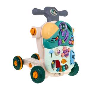 Multifunktions-Gehwagen, Roller, Reittier und Tisch für Kleinkinder, 4 in 1, grün und beige, ND28_14241_ZDN_658 - Babywalker, Lauflernhilfen und Entwicklungsspiele für Kleinkinder